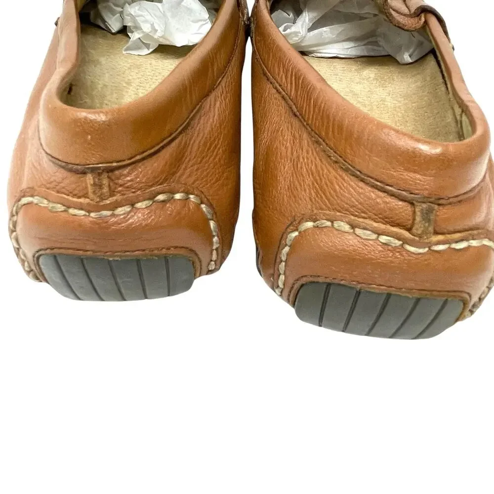 Polo Ralph Lauren Arkley Penny Driving Loafers Men’s Size 12D Tan Leather EUC